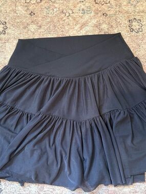 Blogilates Tiered Black Skirt